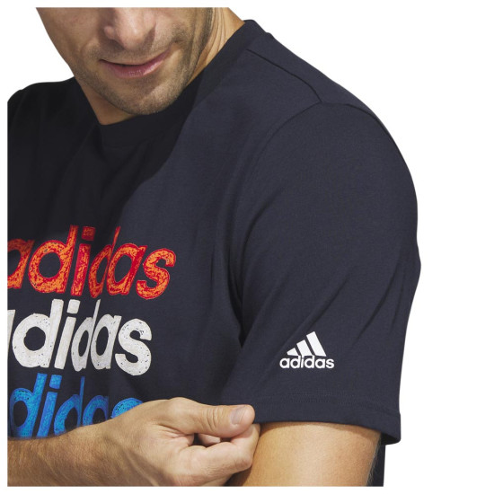 Adidas Ανδρική κοντομάνικη μπλούζα Adidas Ανδρική κοντομάνικη μπλούζα